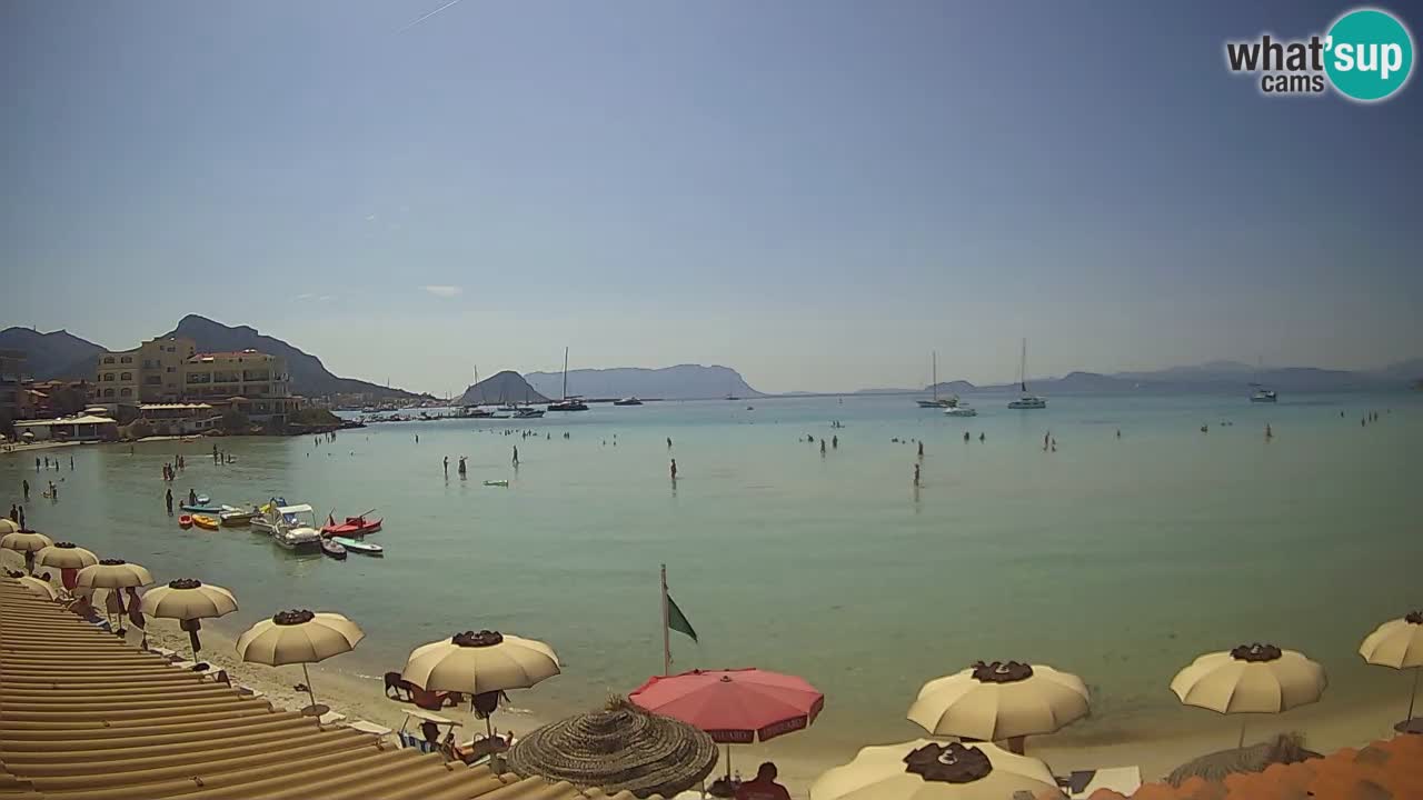 Webcam Terza Spiaggia Golfo Aranci – Liveblick auf den Strand