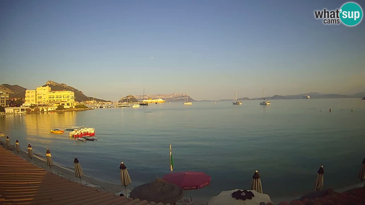 Webcam Terza Spiaggia Golfo Aranci – Vue en direct de la plage