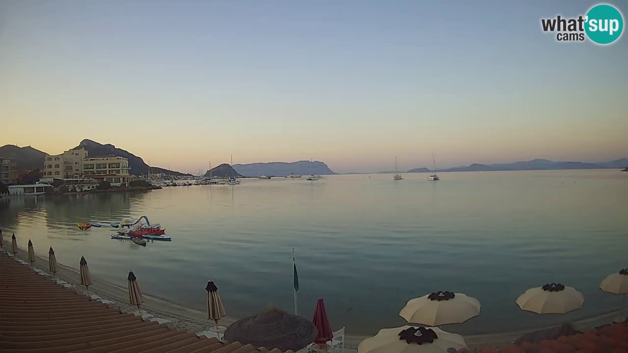 Webcam Terza Spiaggia Golfo Aranci – Vue en direct de la plage