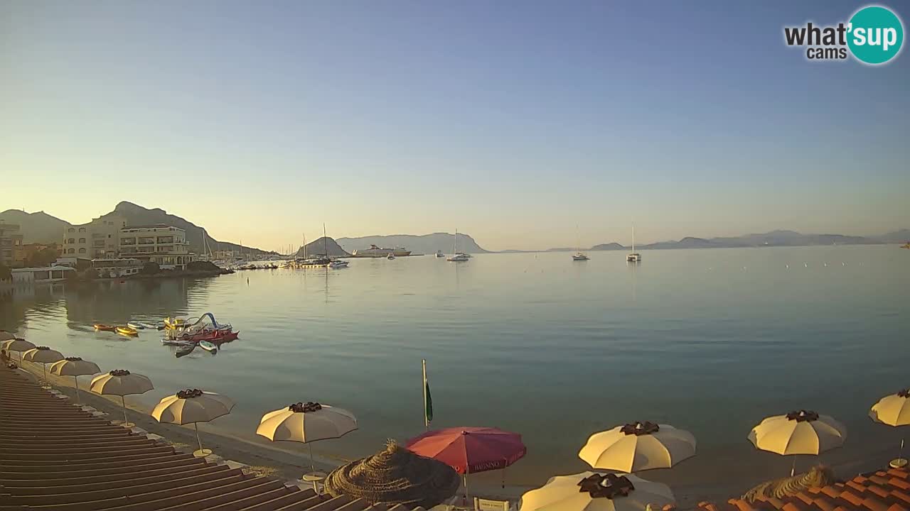 Webcam Terza Spiaggia Golfo Aranci – Liveblick auf den Strand