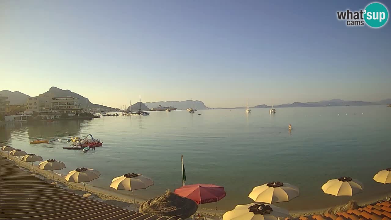 Webcam Terza Spiaggia Golfo Aranci – Vue en direct de la plage