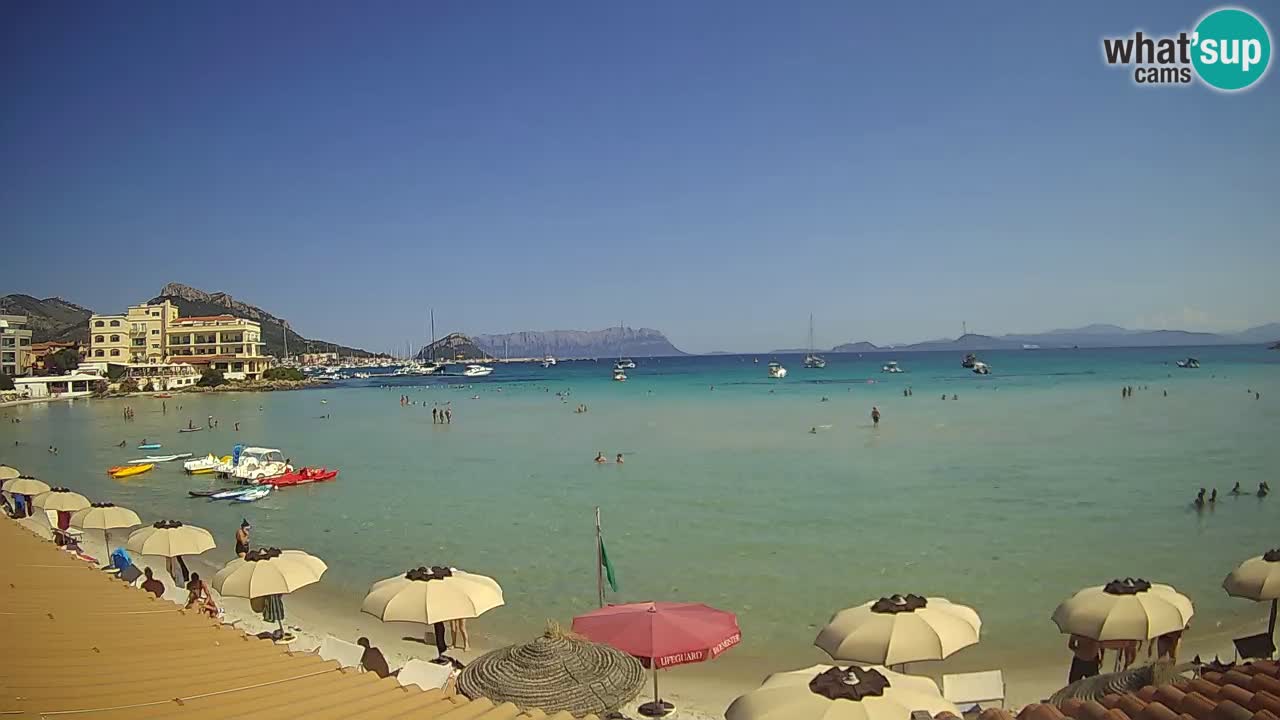 Webcam Terza Spiaggia Golfo Aranci – Liveblick auf den Strand