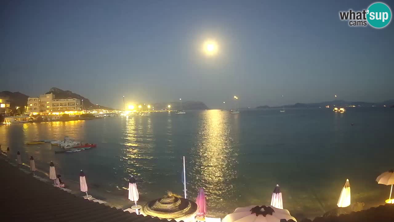 Webcam Terza Spiaggia Golfo Aranci – Liveblick auf den Strand