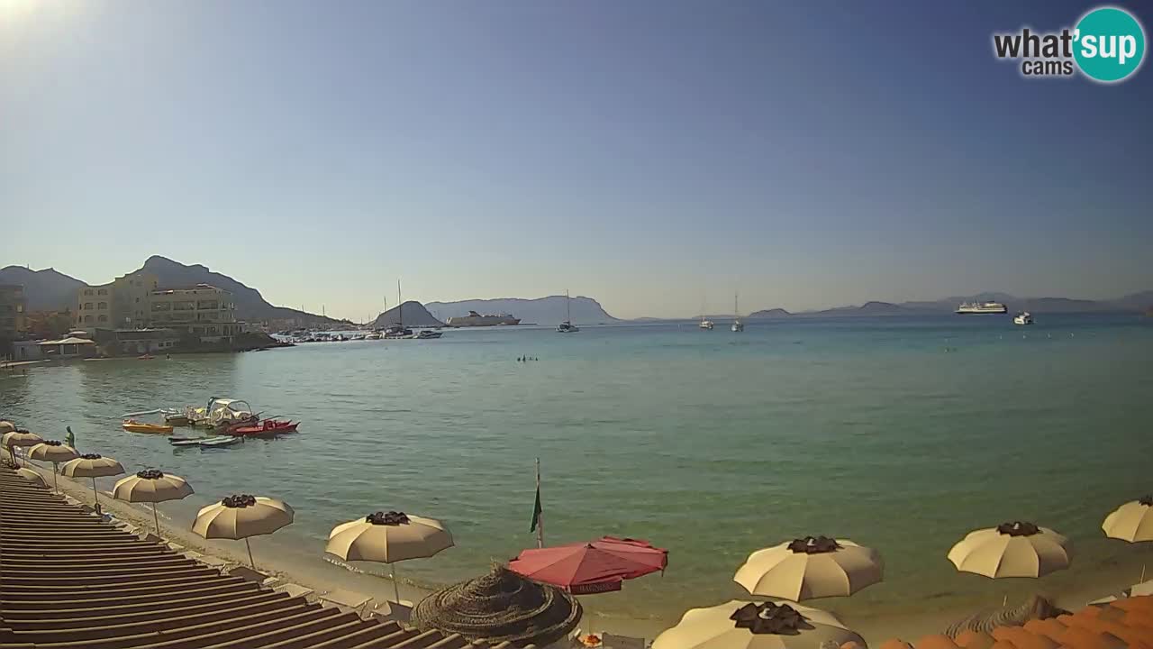 Webcam Terza Spiaggia Golfo Aranci – Liveblick auf den Strand