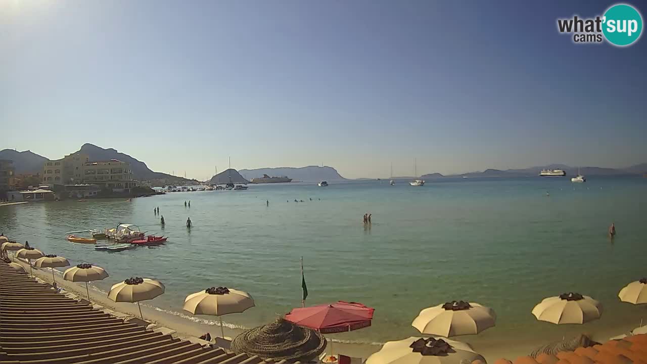 Webcam Terza Spiaggia Golfo Aranci – Vue en direct de la plage