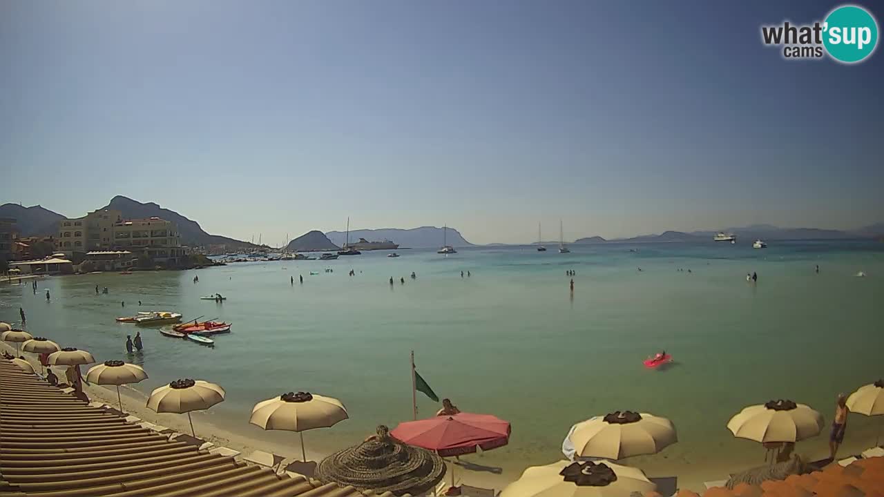 Webcam Terza Spiaggia Golfo Aranci – Vue en direct de la plage
