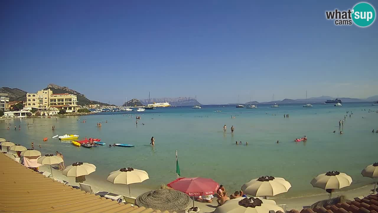 Webcam Terza Spiaggia Golfo Aranci – Liveblick auf den Strand