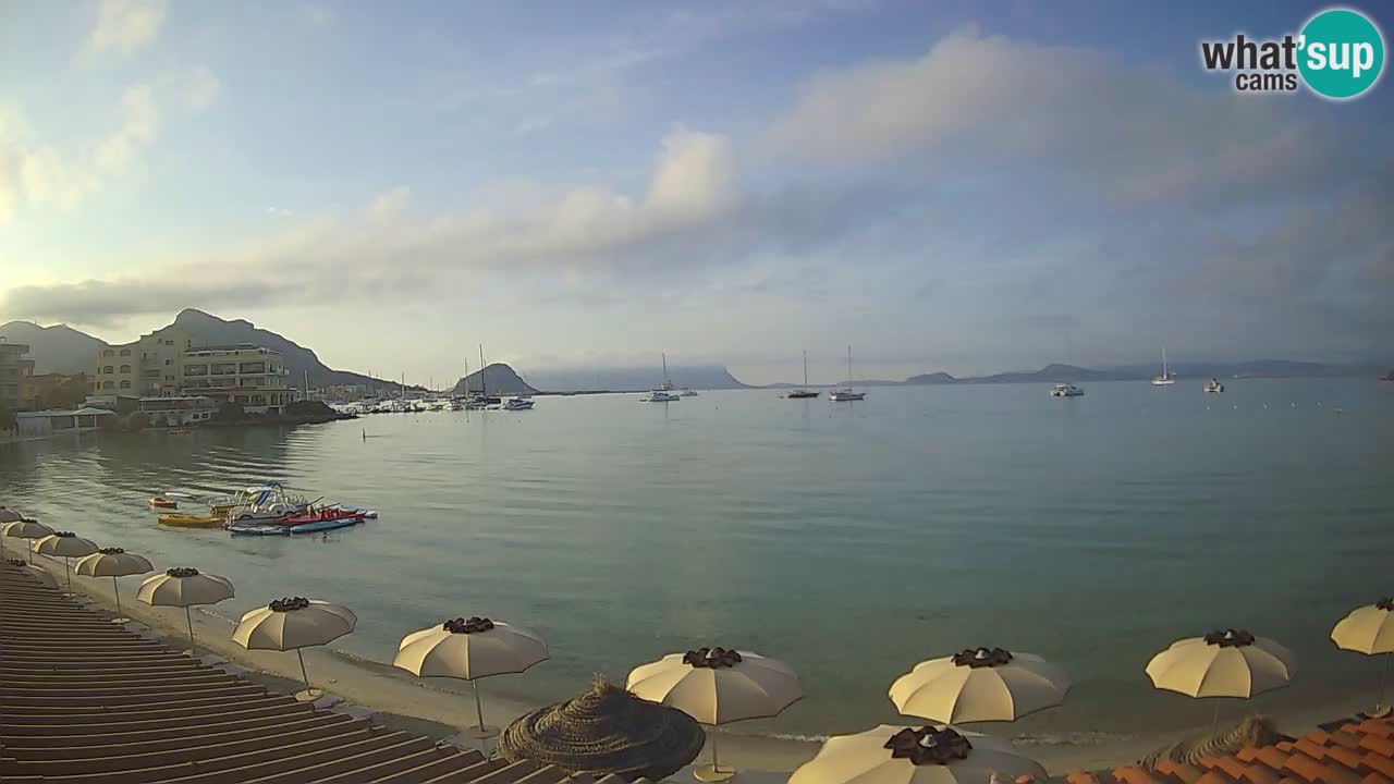 Webcam Terza Spiaggia Golfo Aranci – Liveblick auf den Strand