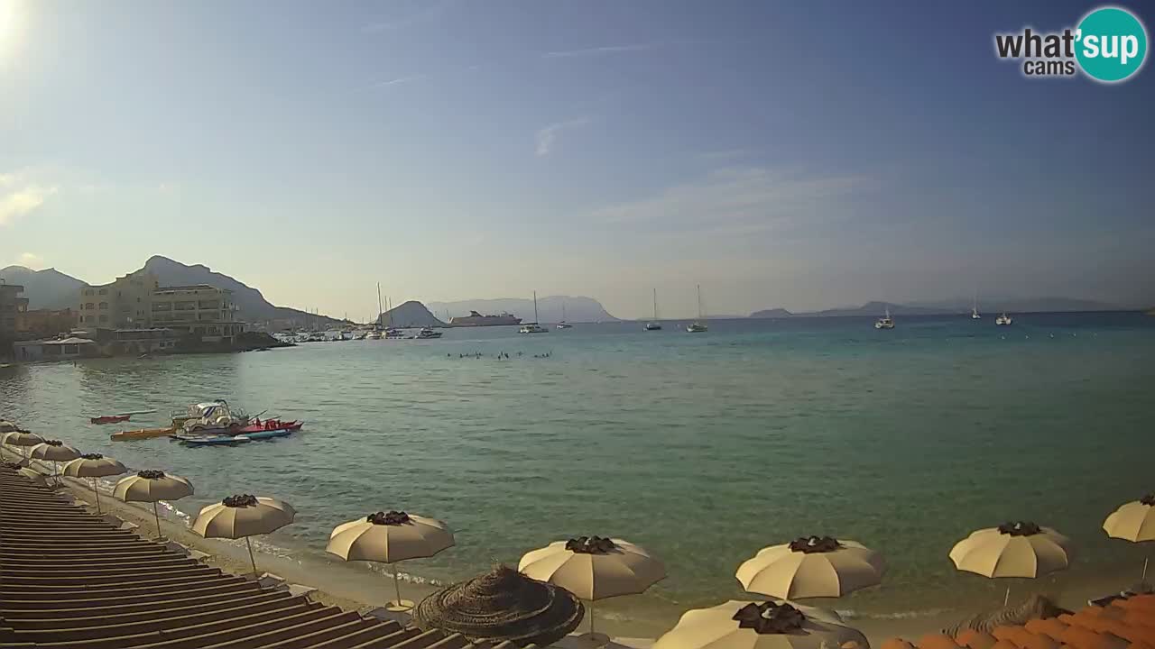 Web kamera Terza Spiaggia Golfo Aranci – Pogled uživo na plažu