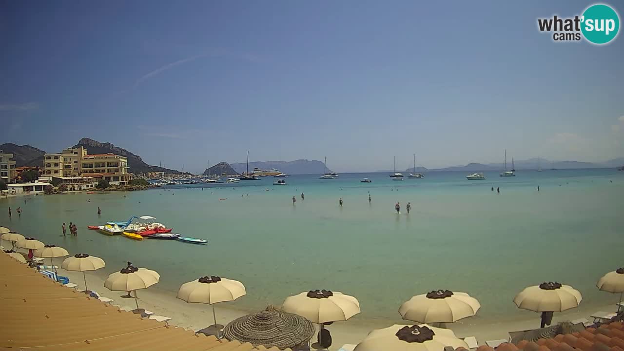 Webcam Terza Spiaggia Golfo Aranci – Vue en direct de la plage