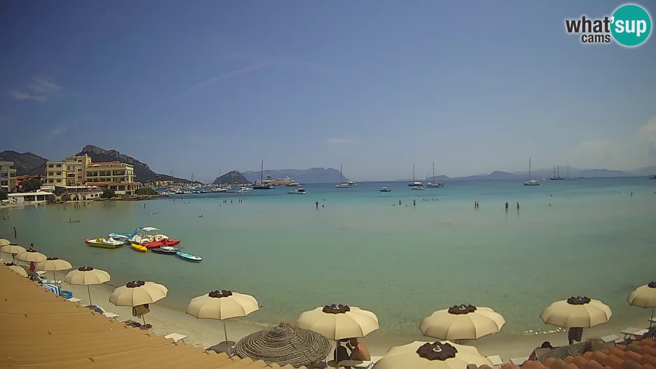 Webcam Terza Spiaggia Golfo Aranci – Vue en direct de la plage