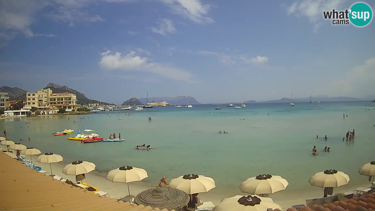 Webcam Terza Spiaggia Golfo Aranci – Vista mare in diretta
