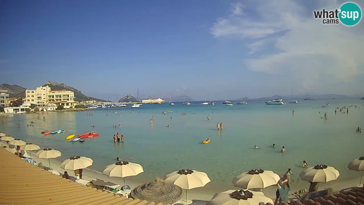 Webcam Terza Spiaggia Golfo Aranci – Liveblick auf den Strand