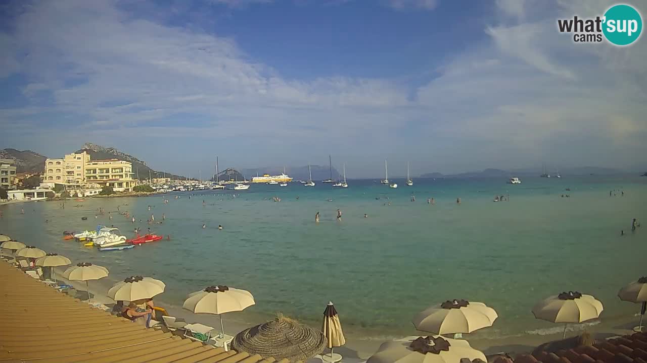 Webcam Terza Spiaggia Golfo Aranci – Vue en direct de la plage
