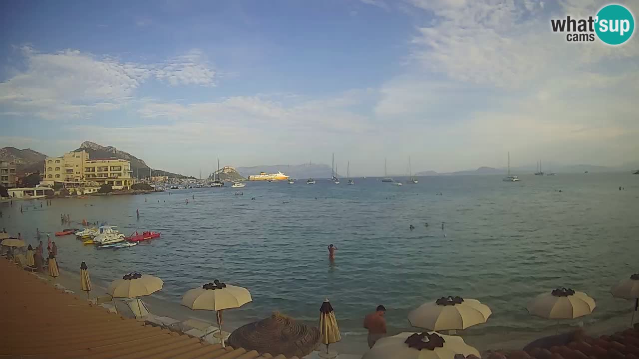Webcam Terza Spiaggia Golfo Aranci – Liveblick auf den Strand