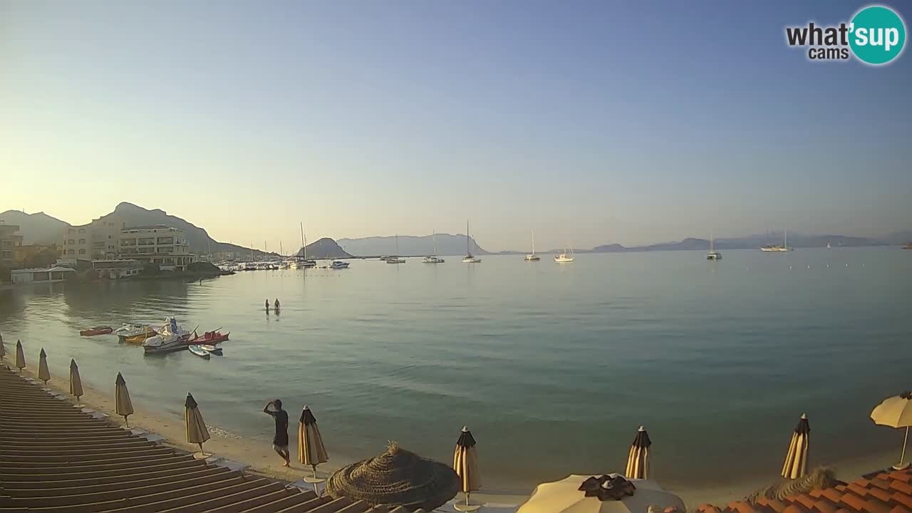 Webcam Terza Spiaggia Golfo Aranci – Vue en direct de la plage