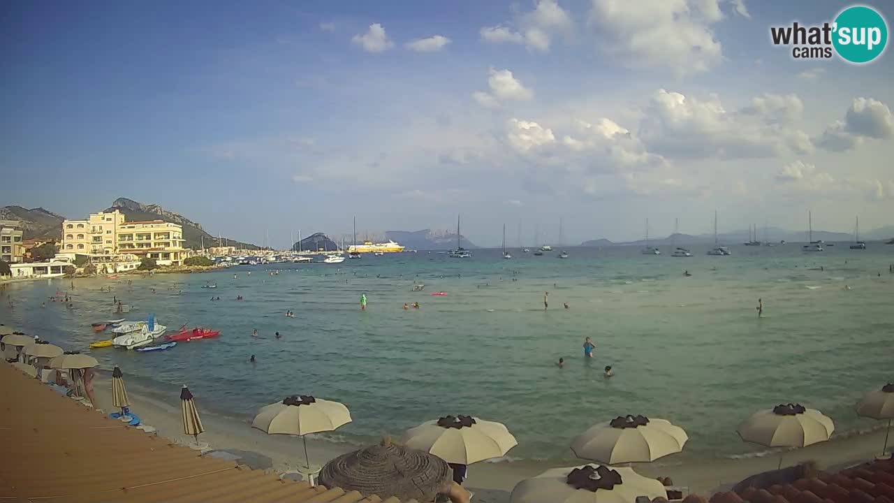 Webcam Terza Spiaggia Golfo Aranci – Vue en direct de la plage