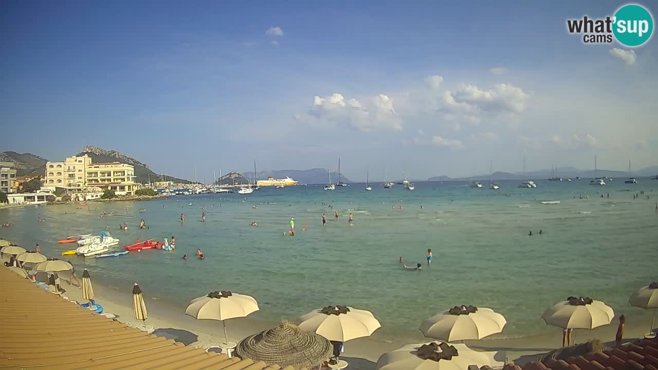 Webcam Terza Spiaggia Golfo Aranci – Vue en direct de la plage