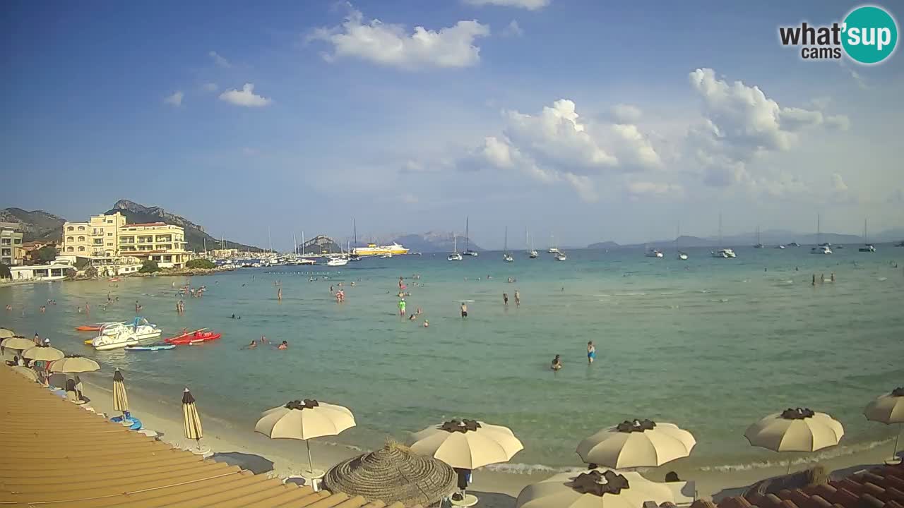 Webcam Terza Spiaggia Golfo Aranci – Vue en direct de la plage