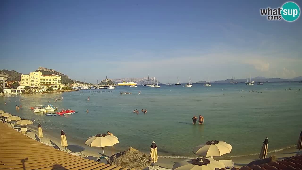 Webcam Terza Spiaggia Golfo Aranci – Liveblick auf den Strand
