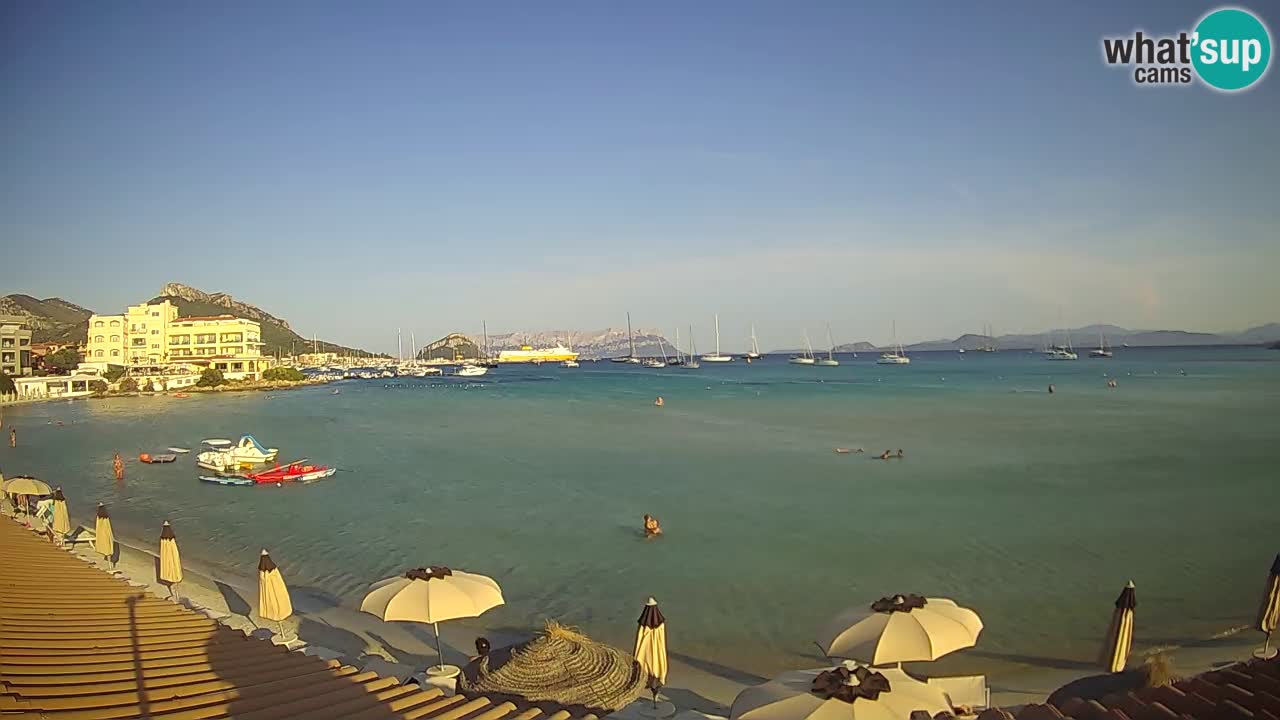 Webcam Terza Spiaggia Golfo Aranci – Vue en direct de la plage
