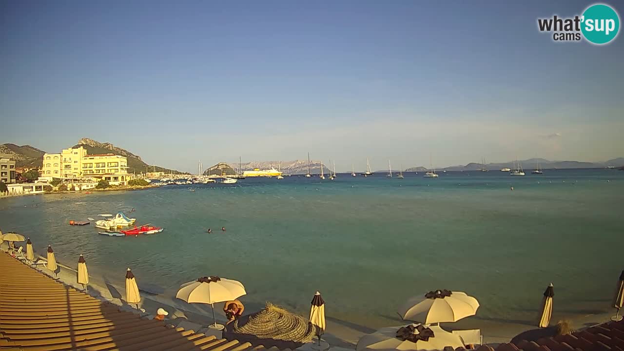 Webcam Terza Spiaggia Golfo Aranci – Vue en direct de la plage