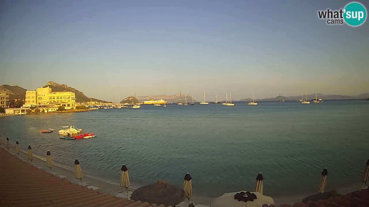 Webcam Terza Spiaggia Golfo Aranci – Vue en direct de la plage