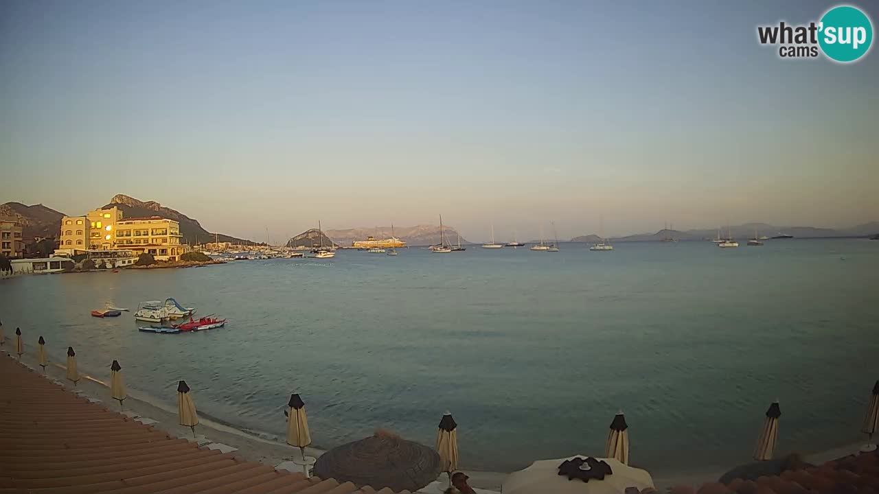 Webcam Terza Spiaggia Golfo Aranci – Vue en direct de la plage