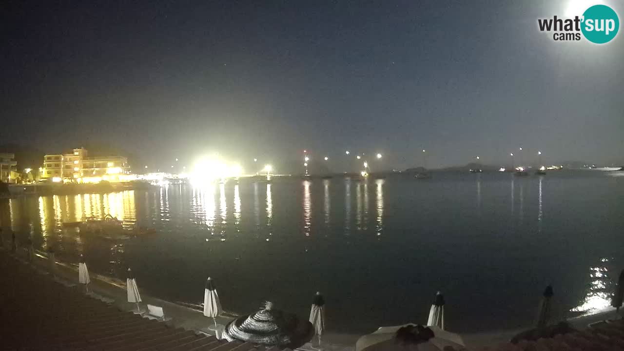 Webcam Terza Spiaggia Golfo Aranci – Vue en direct de la plage