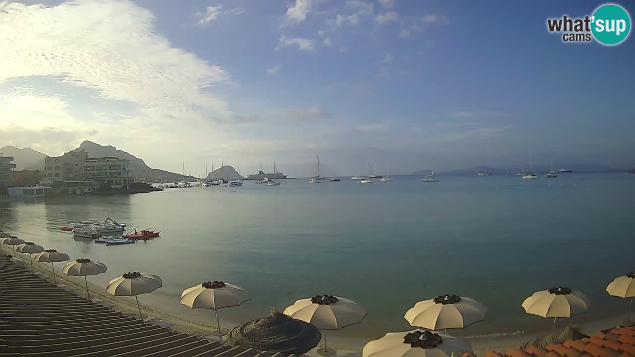 Webcam Terza Spiaggia Golfo Aranci – Vue en direct de la plage