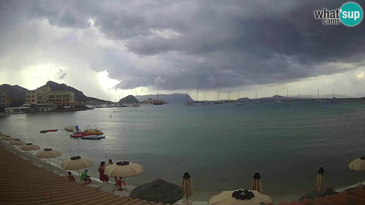 Webcam Terza Spiaggia Golfo Aranci – Liveblick auf den Strand