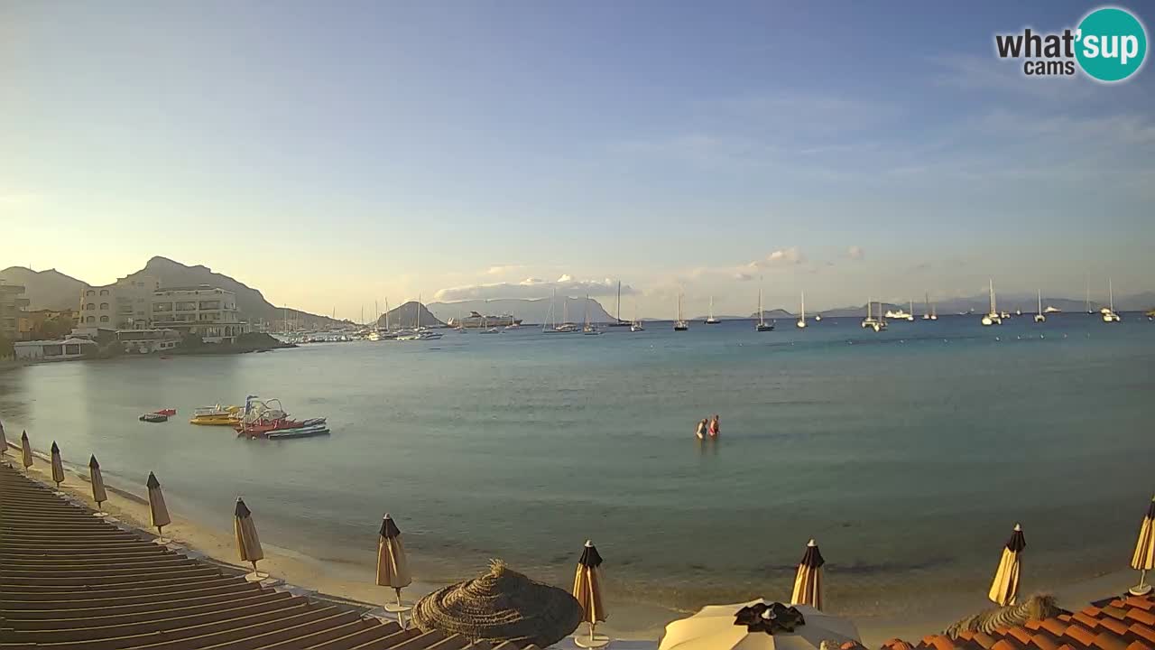Webcam Terza Spiaggia Golfo Aranci – Vue en direct de la plage