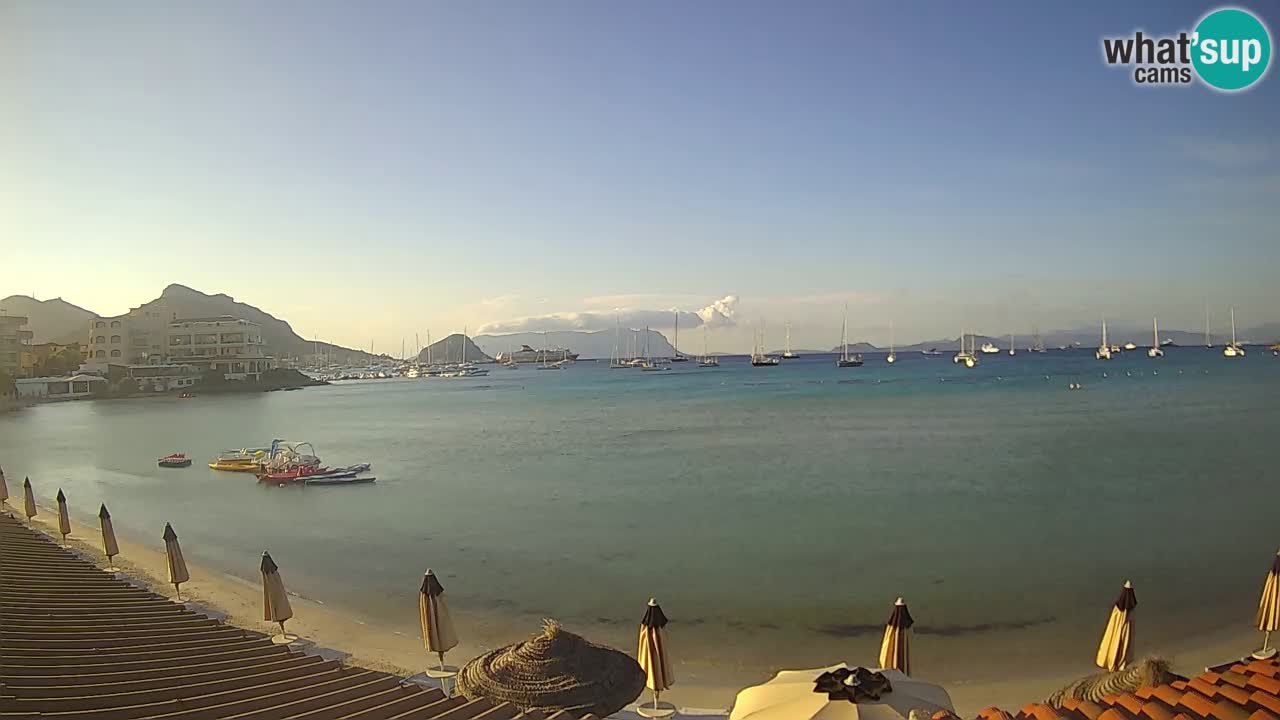 Webcam Terza Spiaggia Golfo Aranci – Vista en directo de la playa
