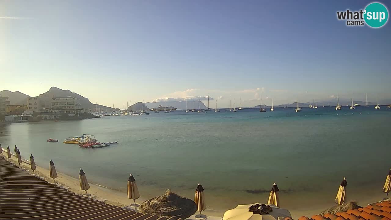 Webcam Terza Spiaggia Golfo Aranci – Vue en direct de la plage