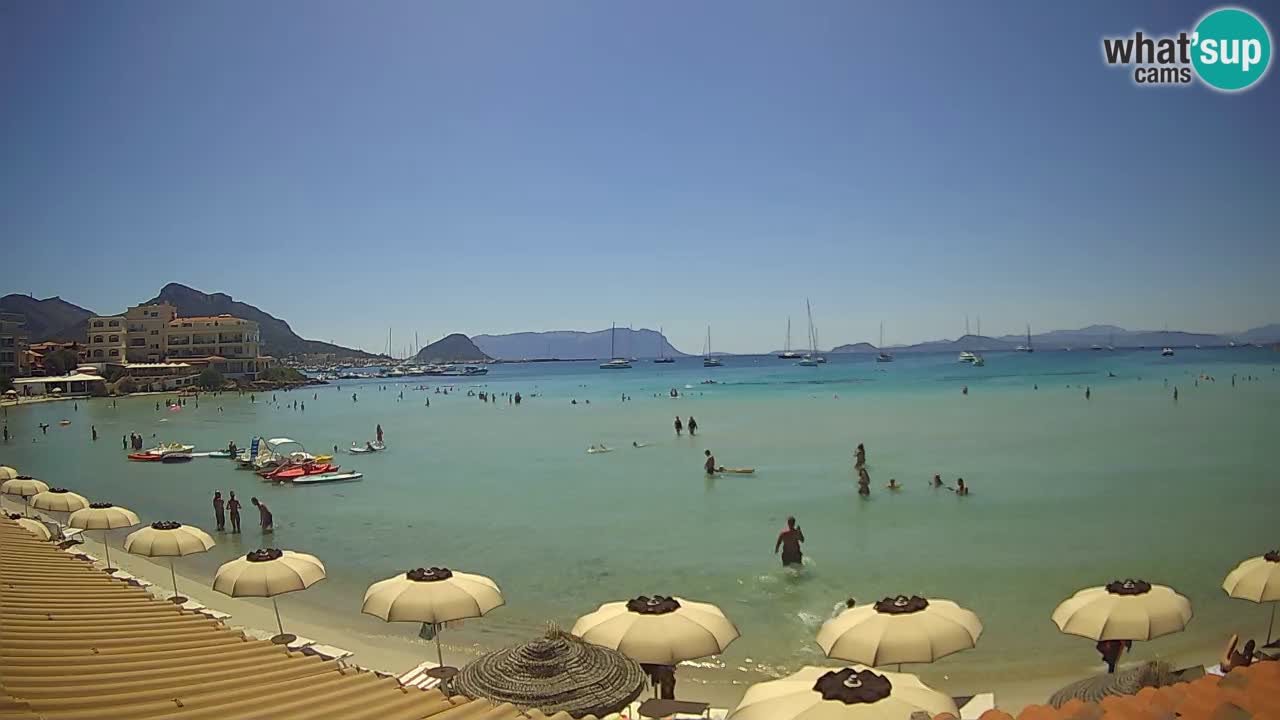 Webcam Terza Spiaggia Golfo Aranci – Liveblick auf den Strand
