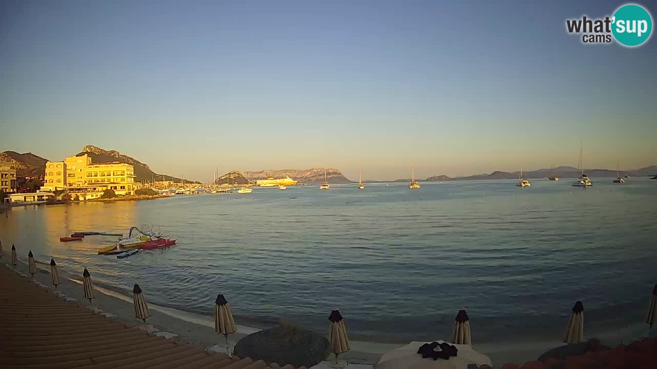 Webcam Terza Spiaggia Golfo Aranci – Vue en direct de la plage
