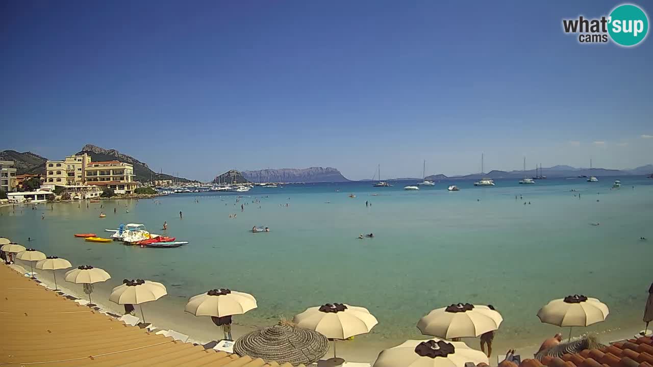 Webcam Terza Spiaggia Golfo Aranci – Vue en direct de la plage