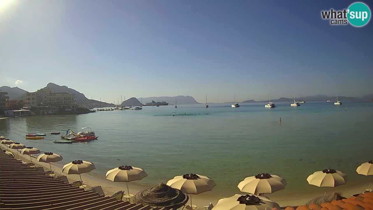 Webcam Terza Spiaggia Golfo Aranci – Vue en direct de la plage