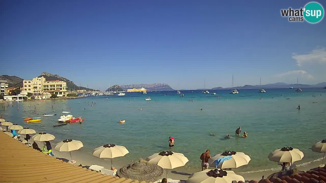 Webcam Terza Spiaggia Golfo Aranci – Liveblick auf den Strand