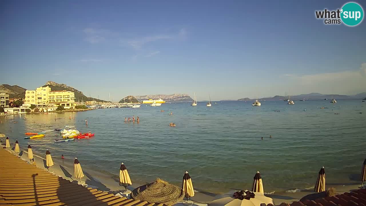 Webcam Terza Spiaggia Golfo Aranci – Liveblick auf den Strand