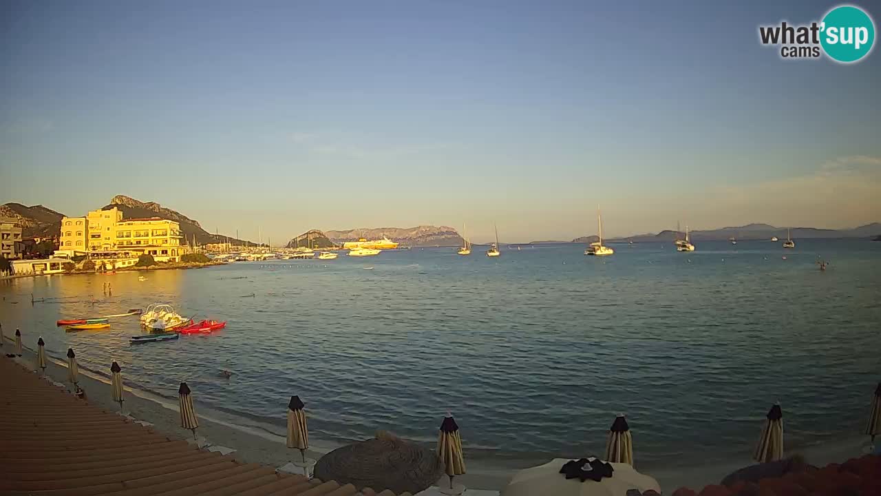 Webcam Terza Spiaggia Golfo Aranci – Liveblick auf den Strand