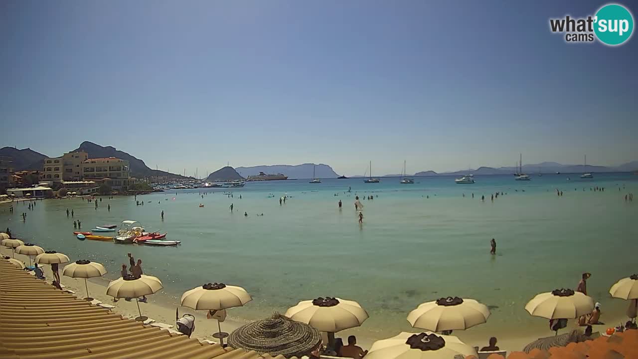 Webcam Terza Spiaggia Golfo Aranci – Vista en directo de la playa