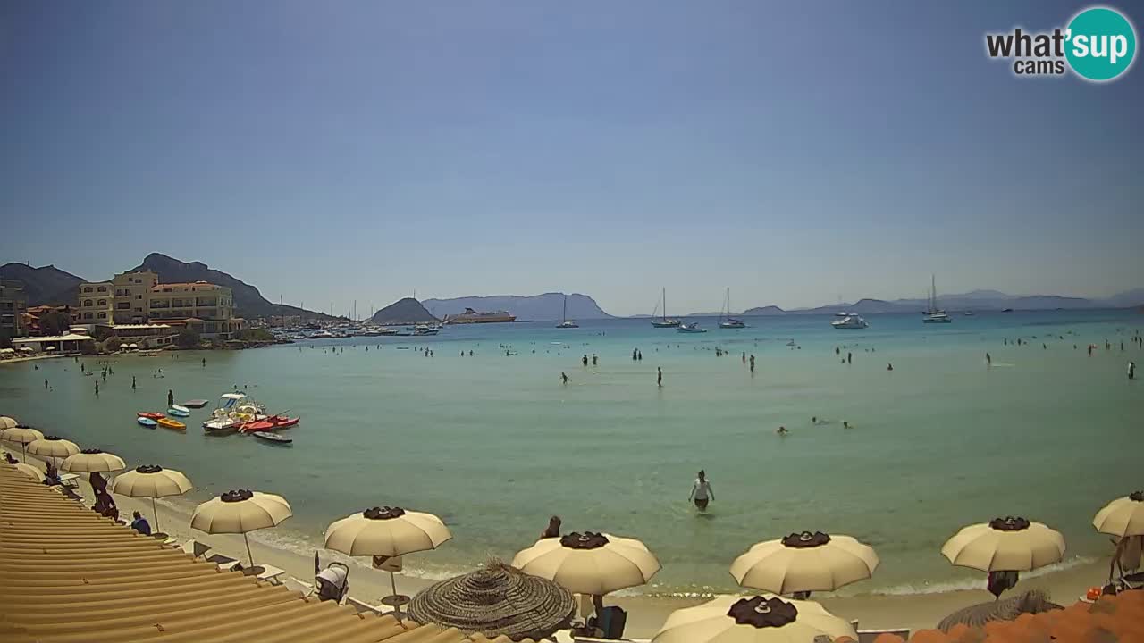 Webcam Terza Spiaggia Golfo Aranci – Vue en direct de la plage