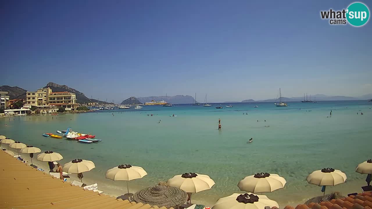 Webcam Terza Spiaggia Golfo Aranci – Liveblick auf den Strand