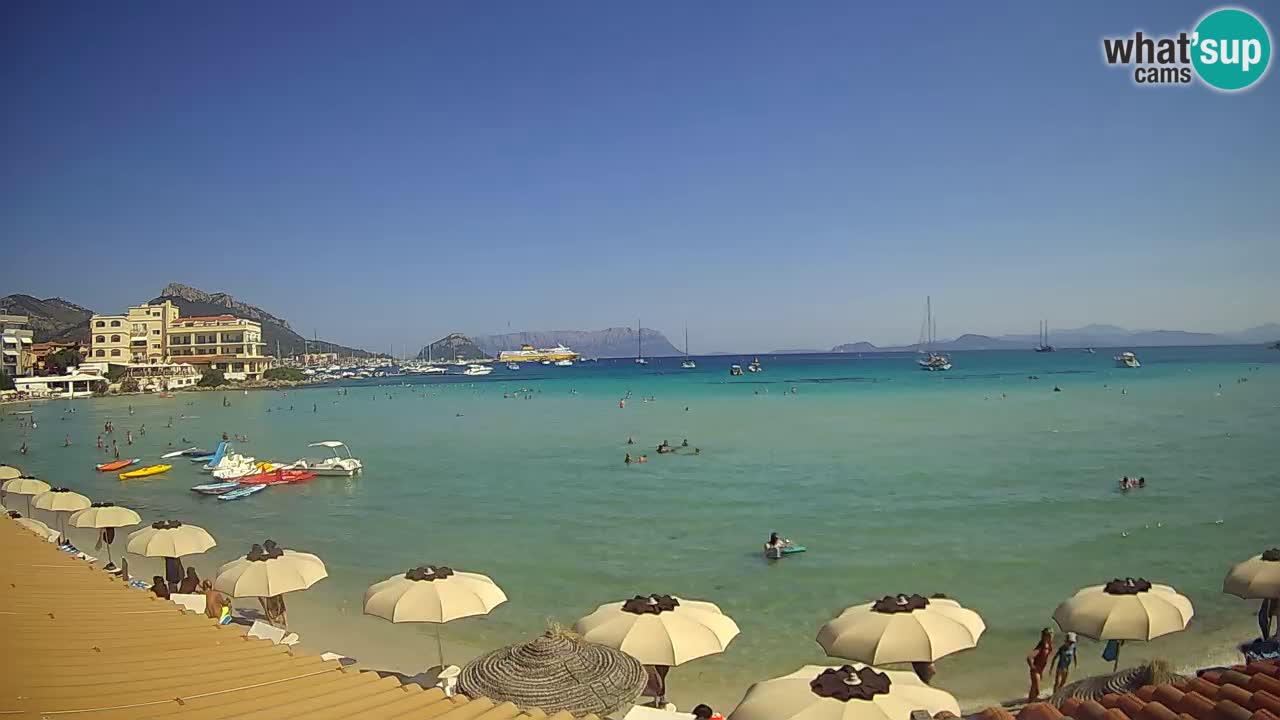Webcam Terza Spiaggia Golfo Aranci – Liveblick auf den Strand