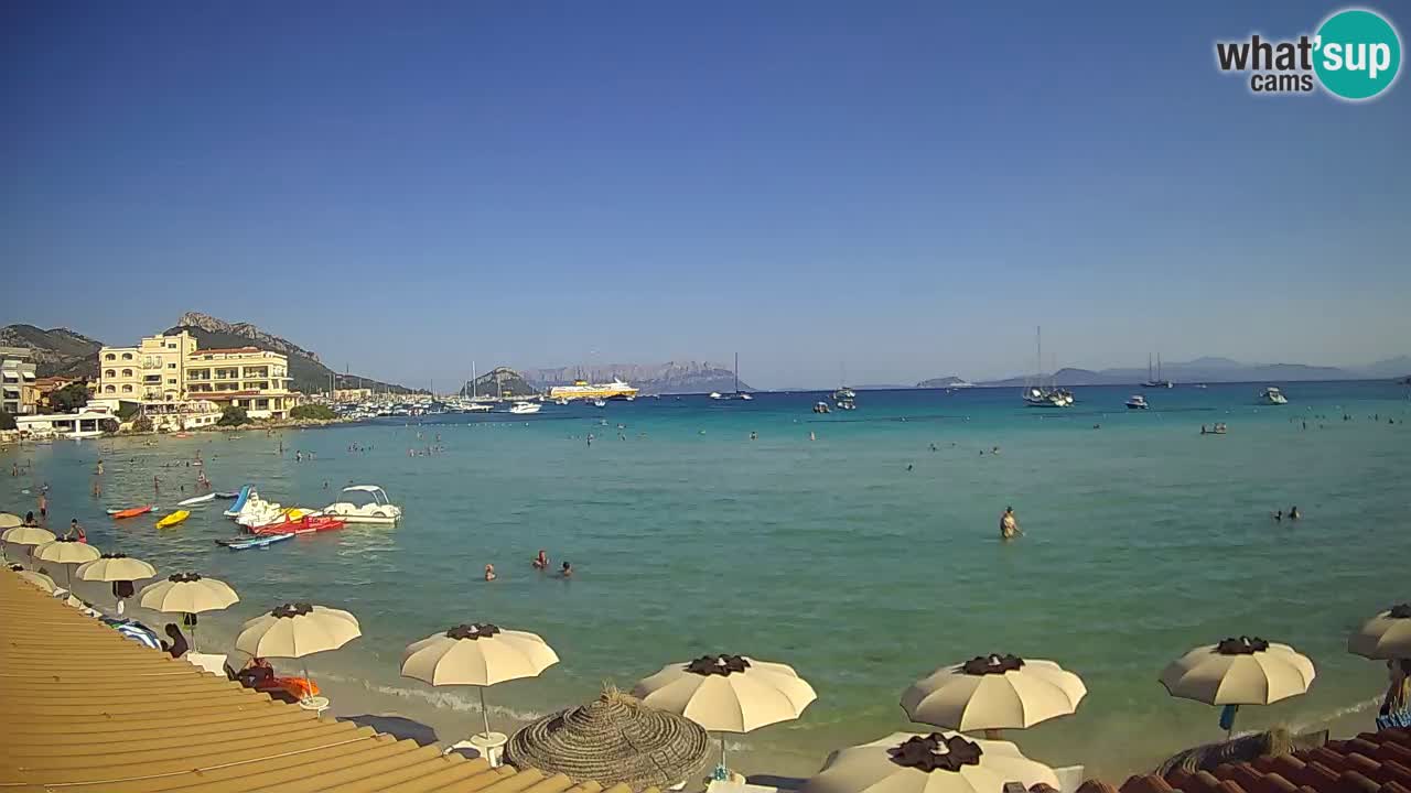 Webcam Terza Spiaggia Golfo Aranci – Liveblick auf den Strand