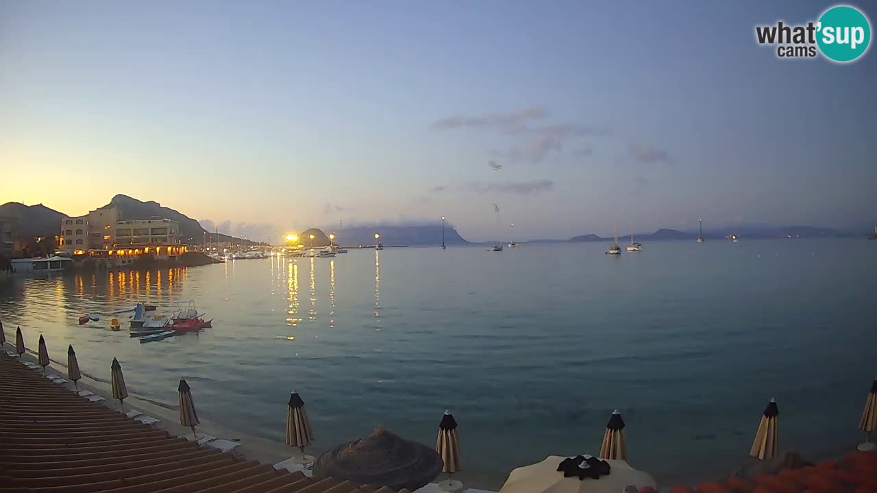 Webcam Terza Spiaggia Golfo Aranci – Liveblick auf den Strand