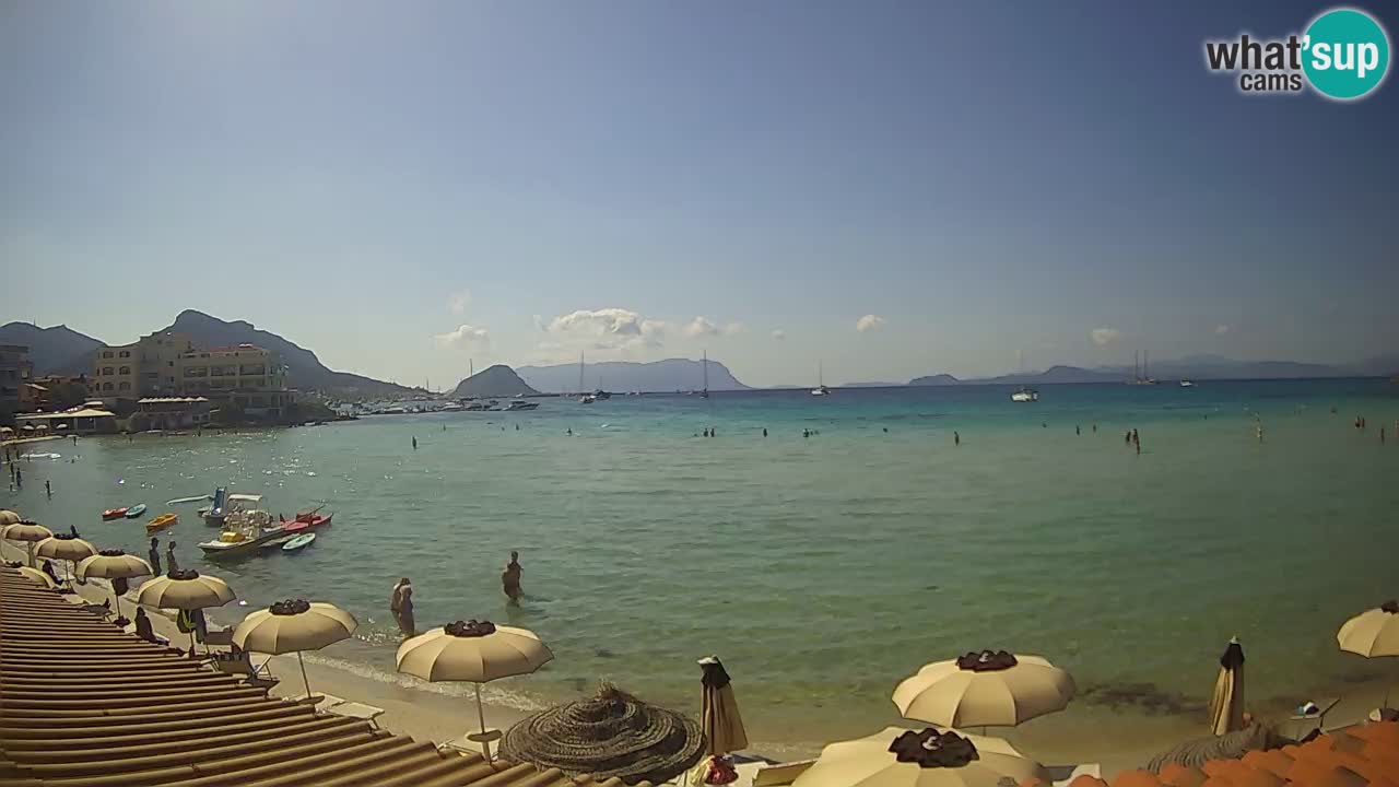 Spletna kamera Terza Spiaggia Golfo Aranci – Pogled na plažo v živo