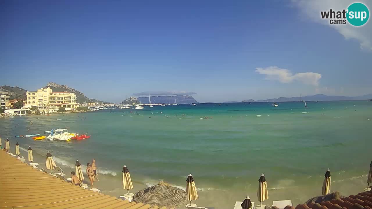 Webcam Terza Spiaggia Golfo Aranci – Liveblick auf den Strand