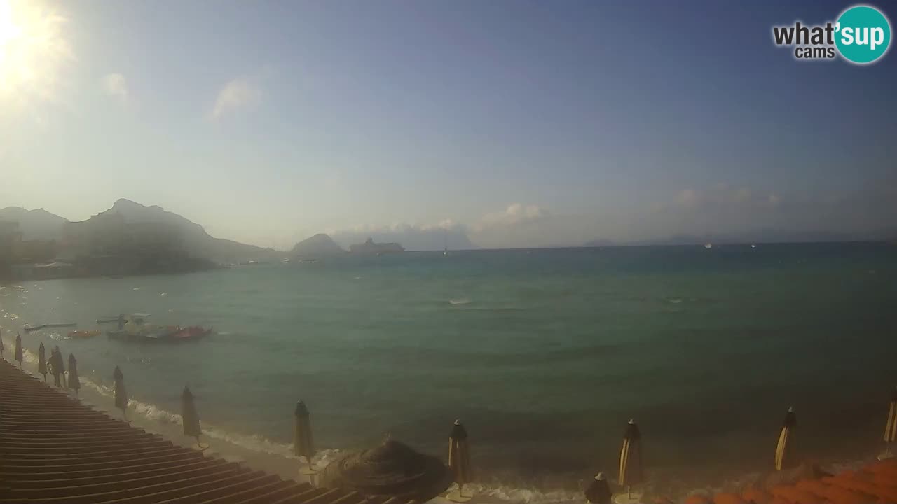 Webcam Terza Spiaggia Golfo Aranci – Liveblick auf den Strand